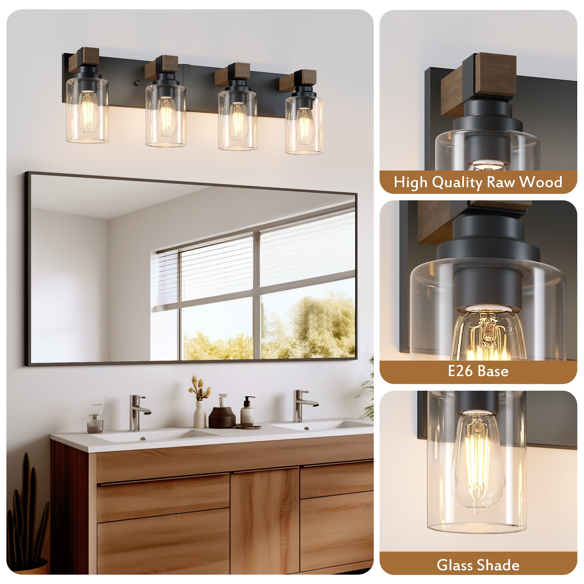 DVMTeom glass shades diffuse light softly for comfortable grooming tasks.