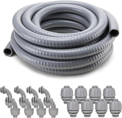 DWALE liquid-tight conduit 25ft for durable outdoor wiring.