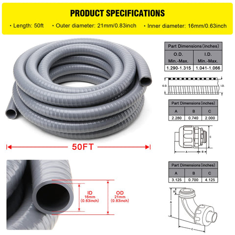 DWALE fittings close-up shows eight straight and eight 90-degree joints.