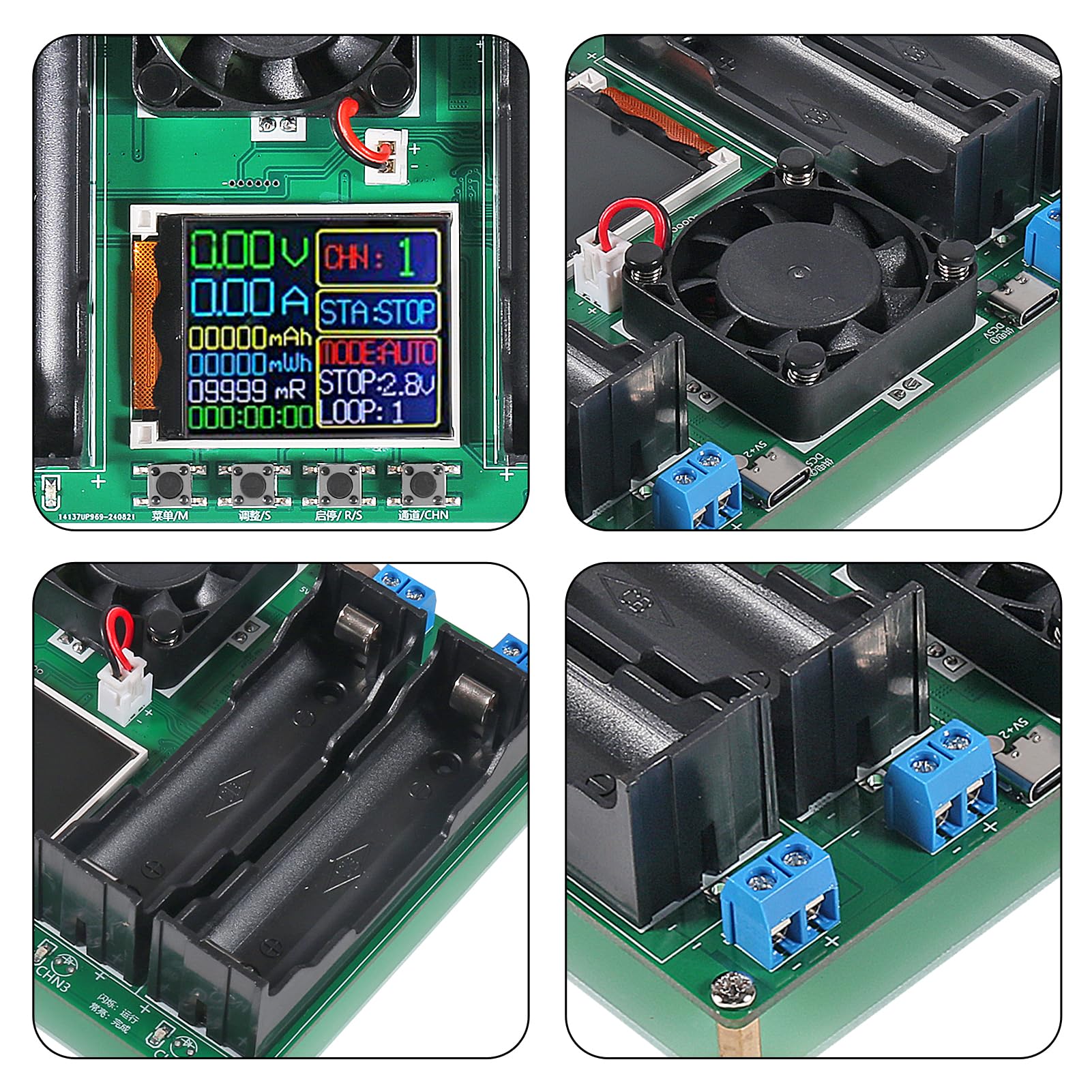 DWEII Type-C port allows convenient charging during tests.