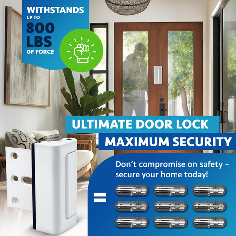 Dwell+Good aluminum door lock latch highlighting durable construction