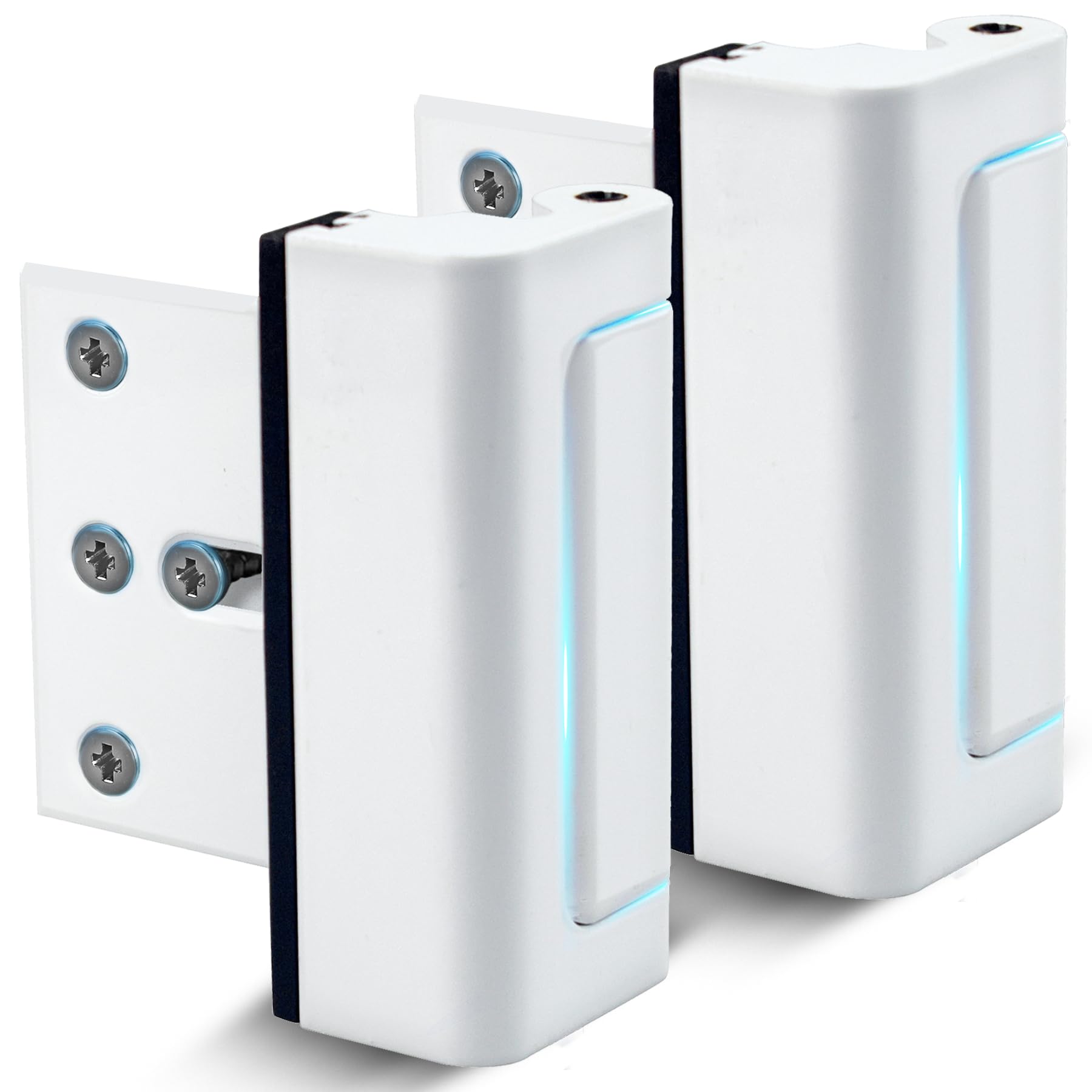 Dwell+Good 2-pack door locks installed on a front door for enhanced security