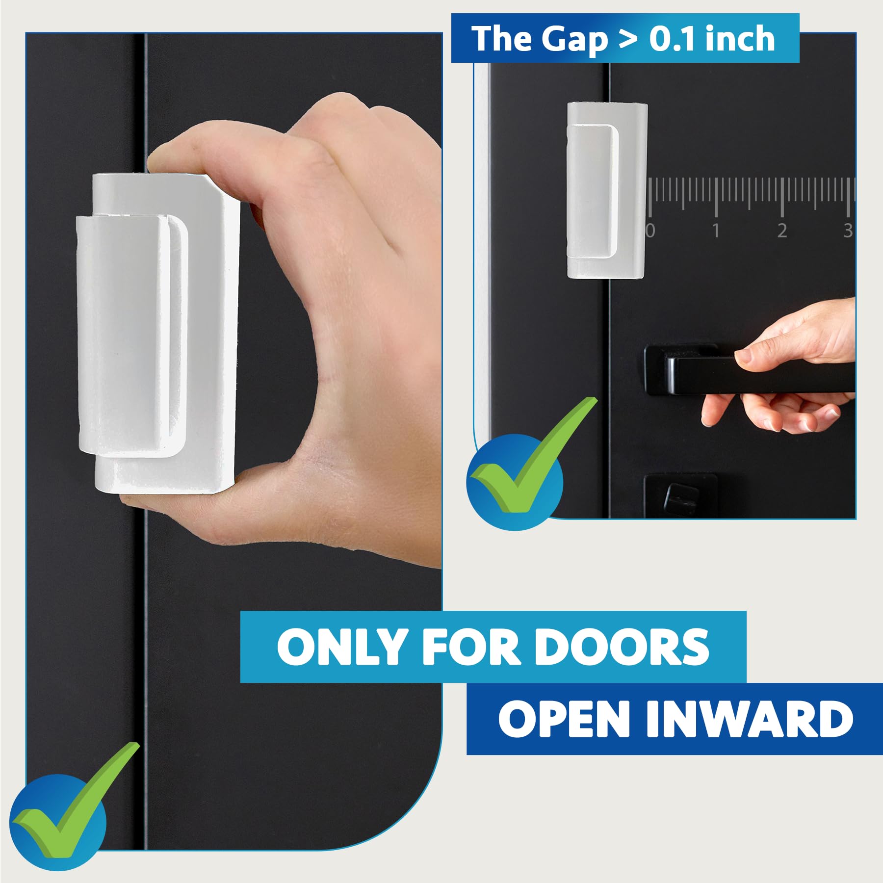 Dwell+Good front-door latch securing entry with aluminum hardware