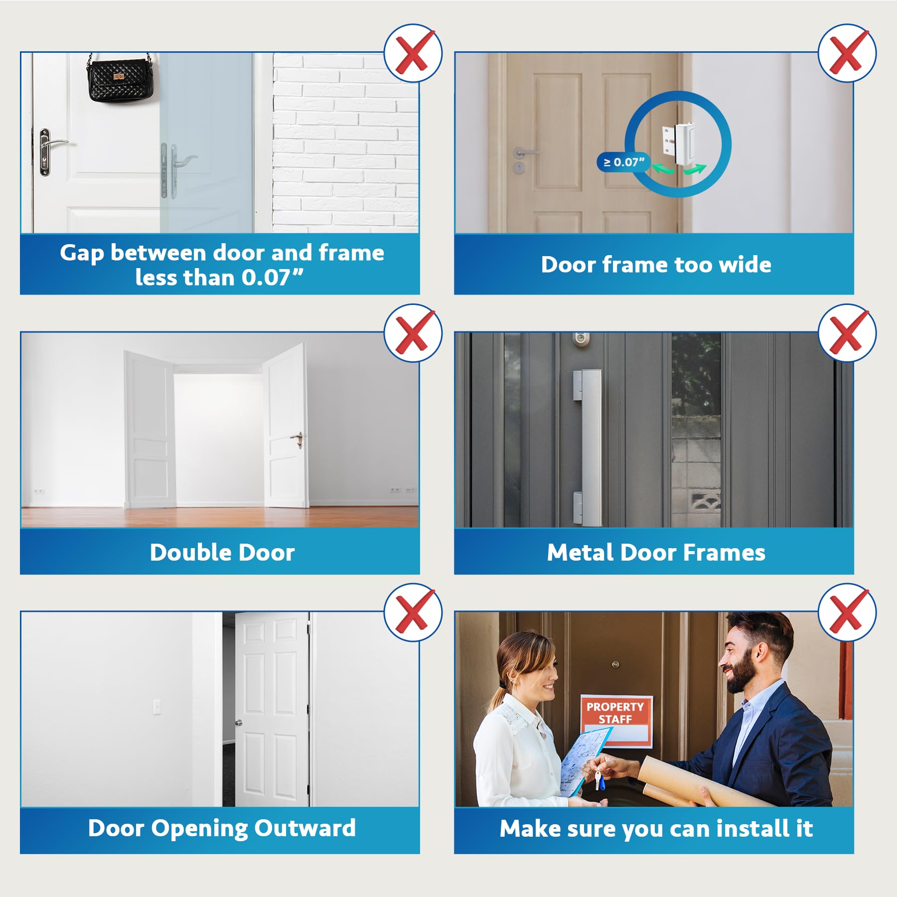 Dwell+Good low-profile door lock design blending with door aesthetics