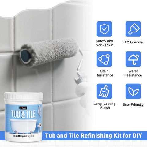 DWIL easy cleanup with water-based formula and tools