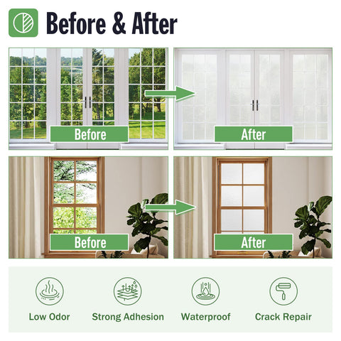 DWIL Frosted Glass Paint application tools ready for precise, even coats