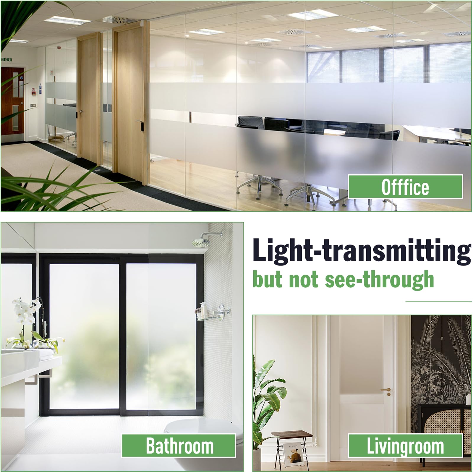 DWIL interior window light balance creates a brighter, more private room.
