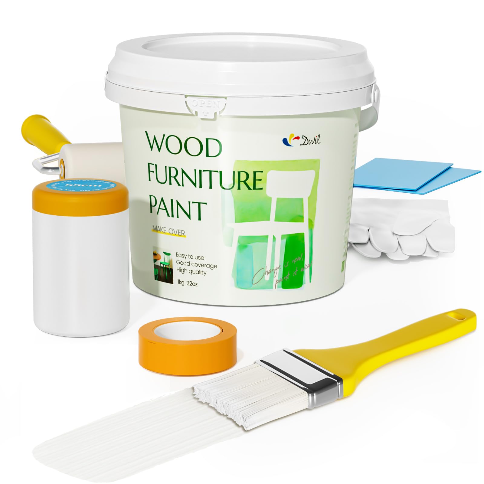 DWIL No sanding or priming needed due to high adhesion