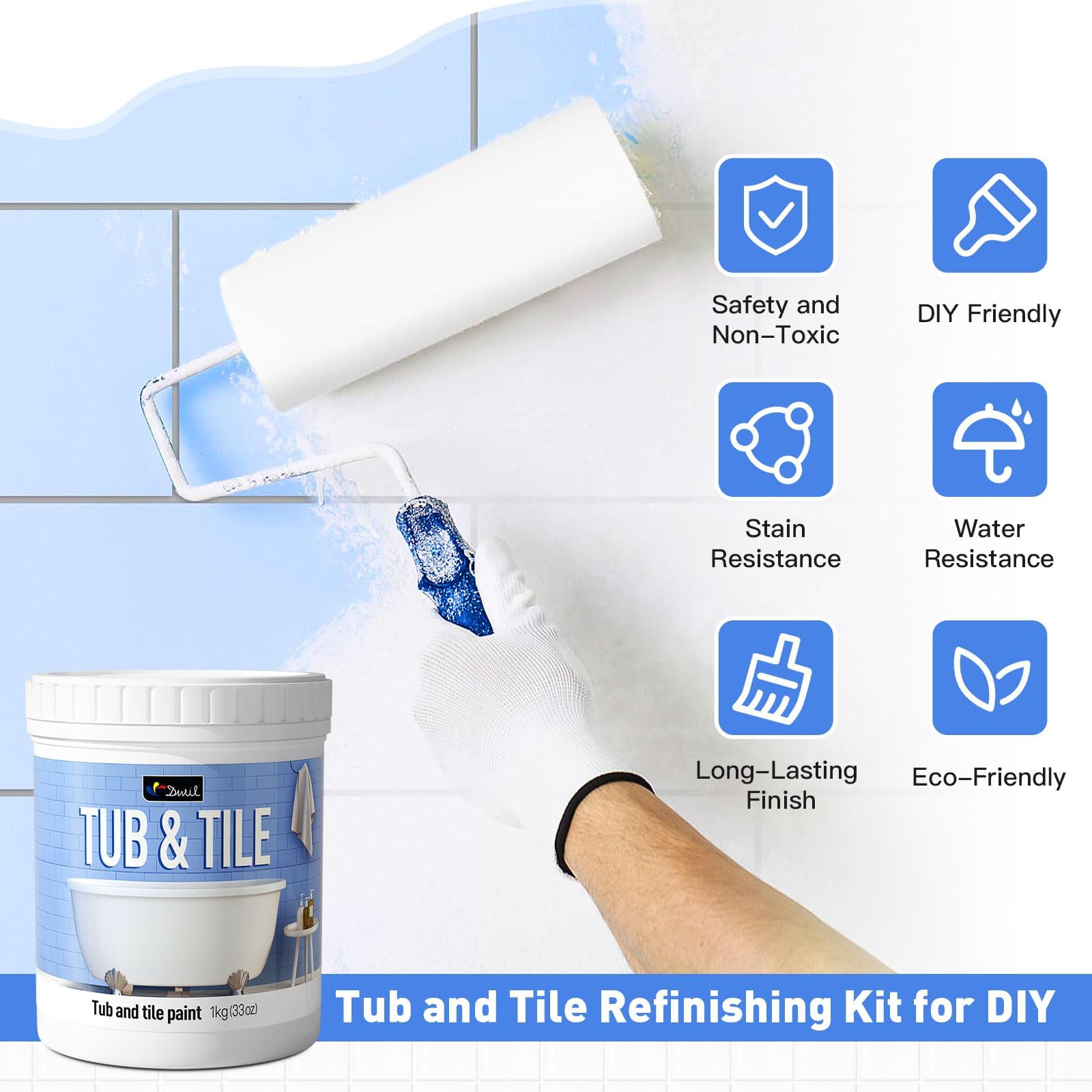DWIL sink and tub kit suited for kitchens and bathrooms.