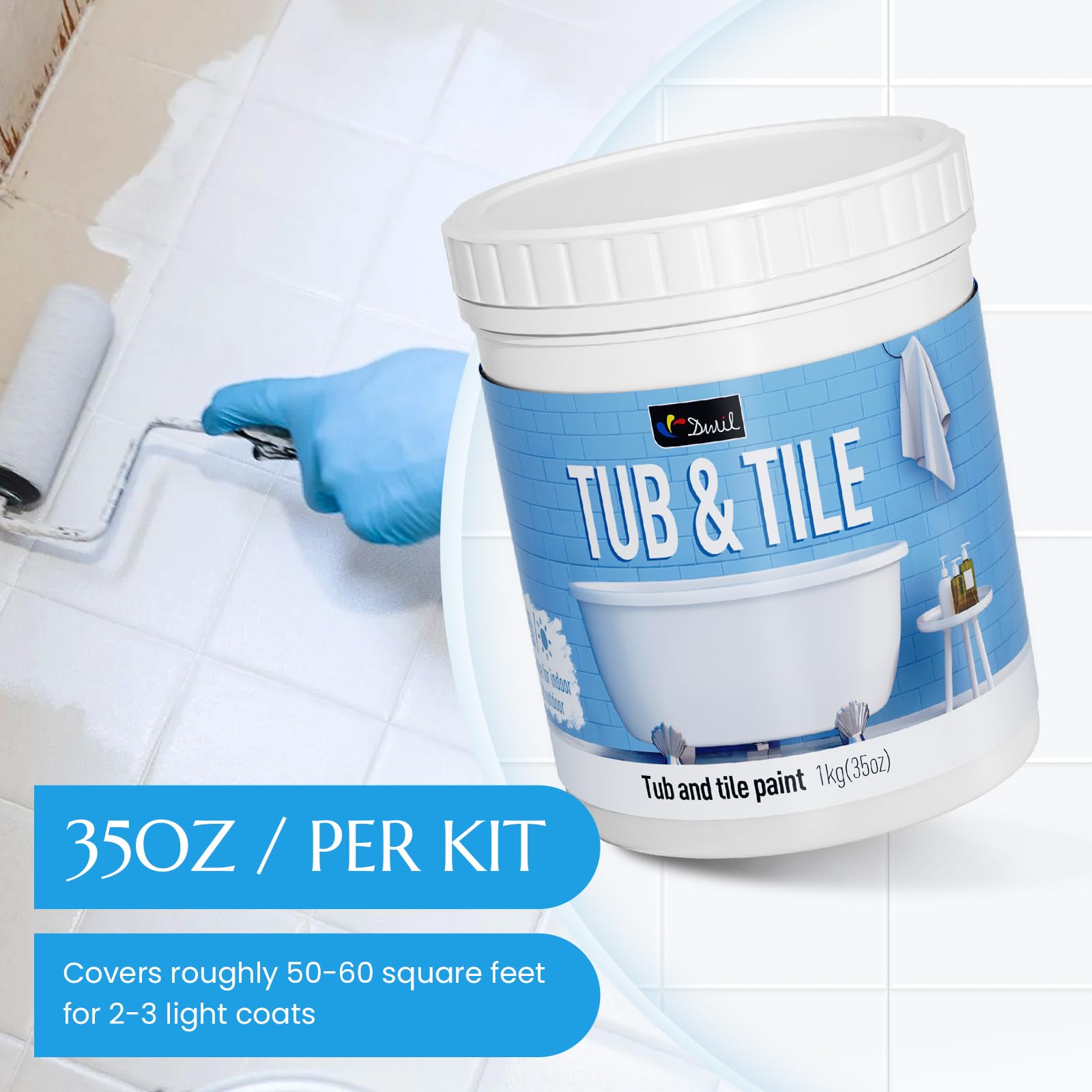 DWIL bathroom renovation idea shows a refreshed look after seven days