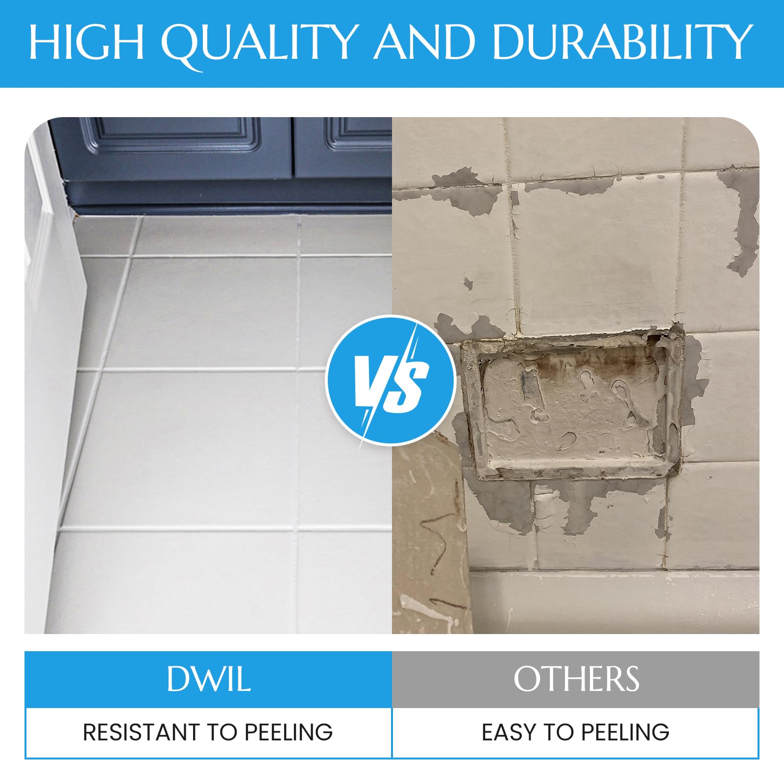 DWIL brush-application image demonstrates precise coverage on sink and backsplash