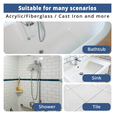 DWIL tub paint kit drying time: 24–36 hours touch-dry, seven days full cure