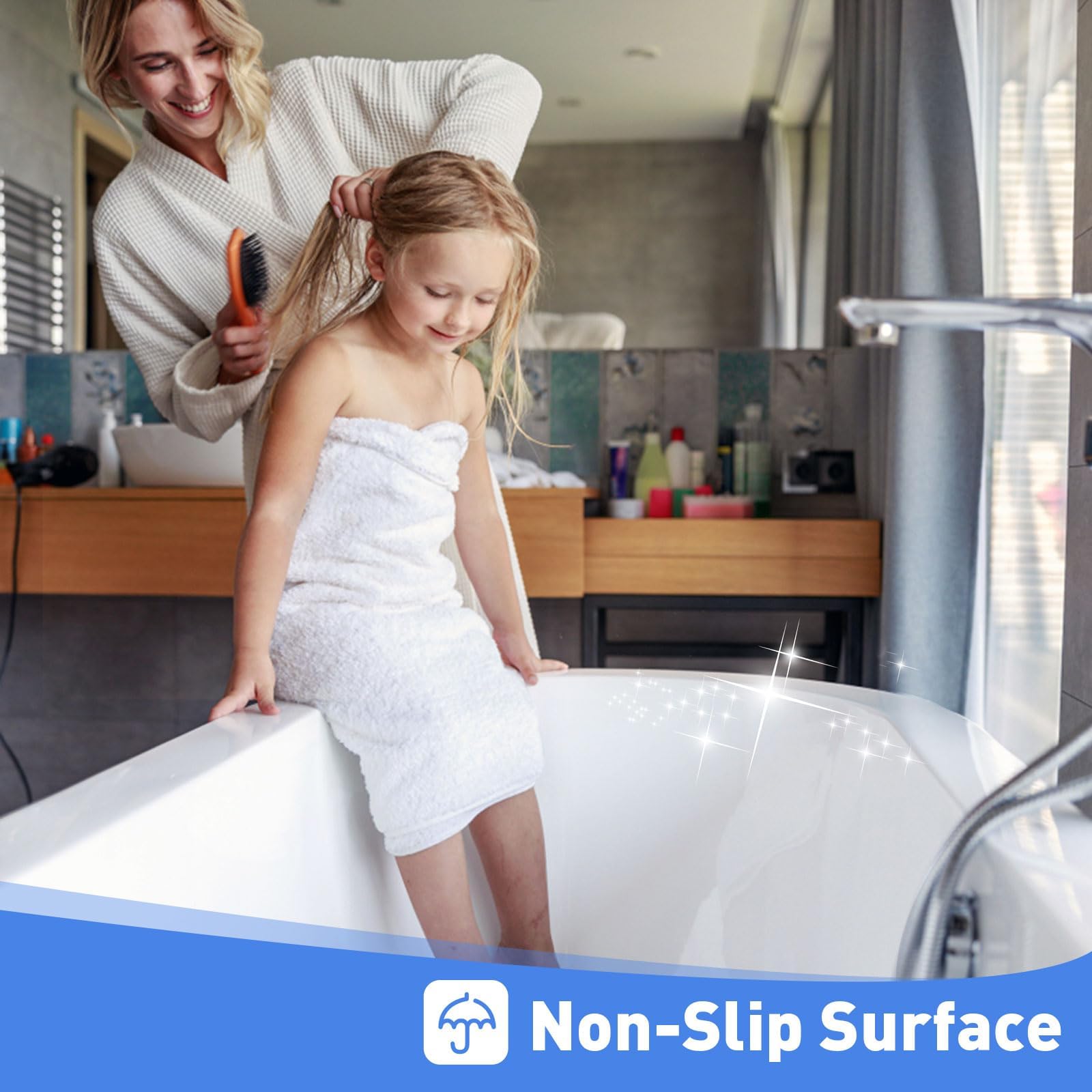 DWIL tub tile paint semi-gloss finish on bathroom surface