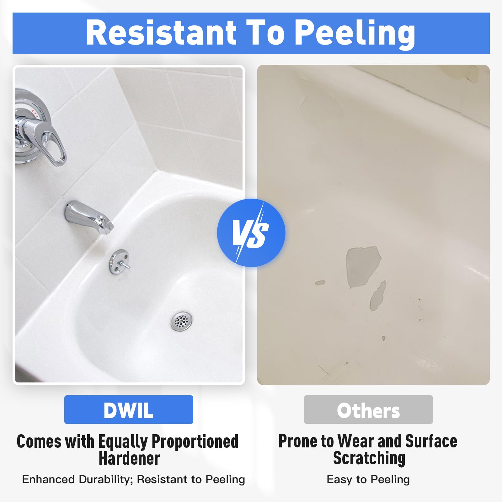 DWIL water-based finish cleans up with water.