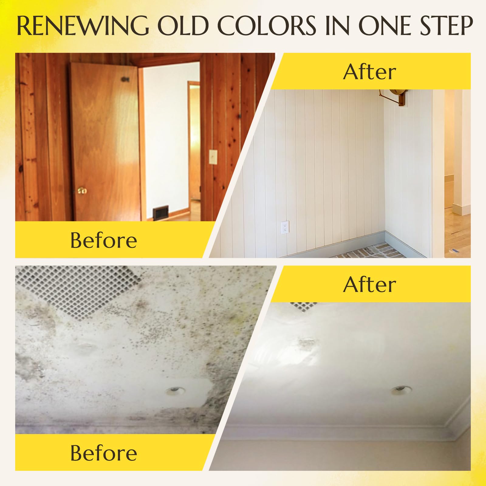 Finished DWIL white paint on wall resisting peeling after curing