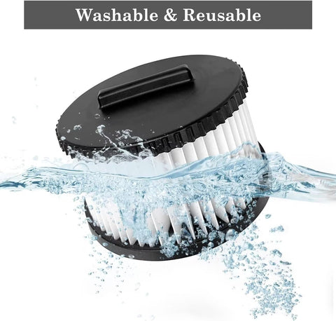 Compact DWV9330 filter with 13in diameter and 13.75in length fits 8 and 12 gallon units