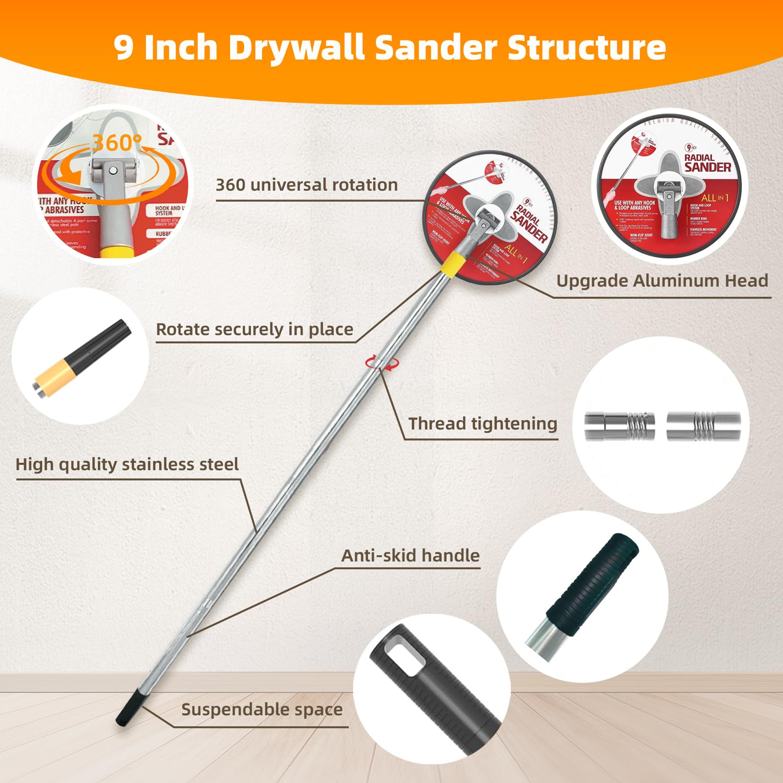 Dwysxia sanding-discs 80-240 grit pack for versatile finishes.