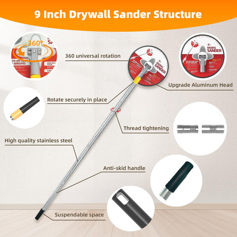 Dwysxia sanding-discs 80-240 grit pack for versatile finishes.