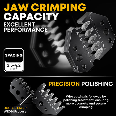 DXCRIMP mini-fit jr kit compatible with ATX EPS PCI-E power connectors.