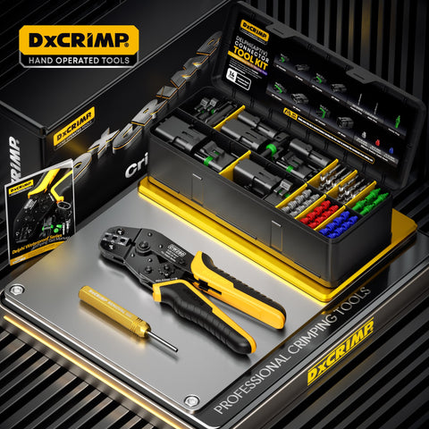 DXCRIMP pin extractor tool simplifies removal without damaging components.