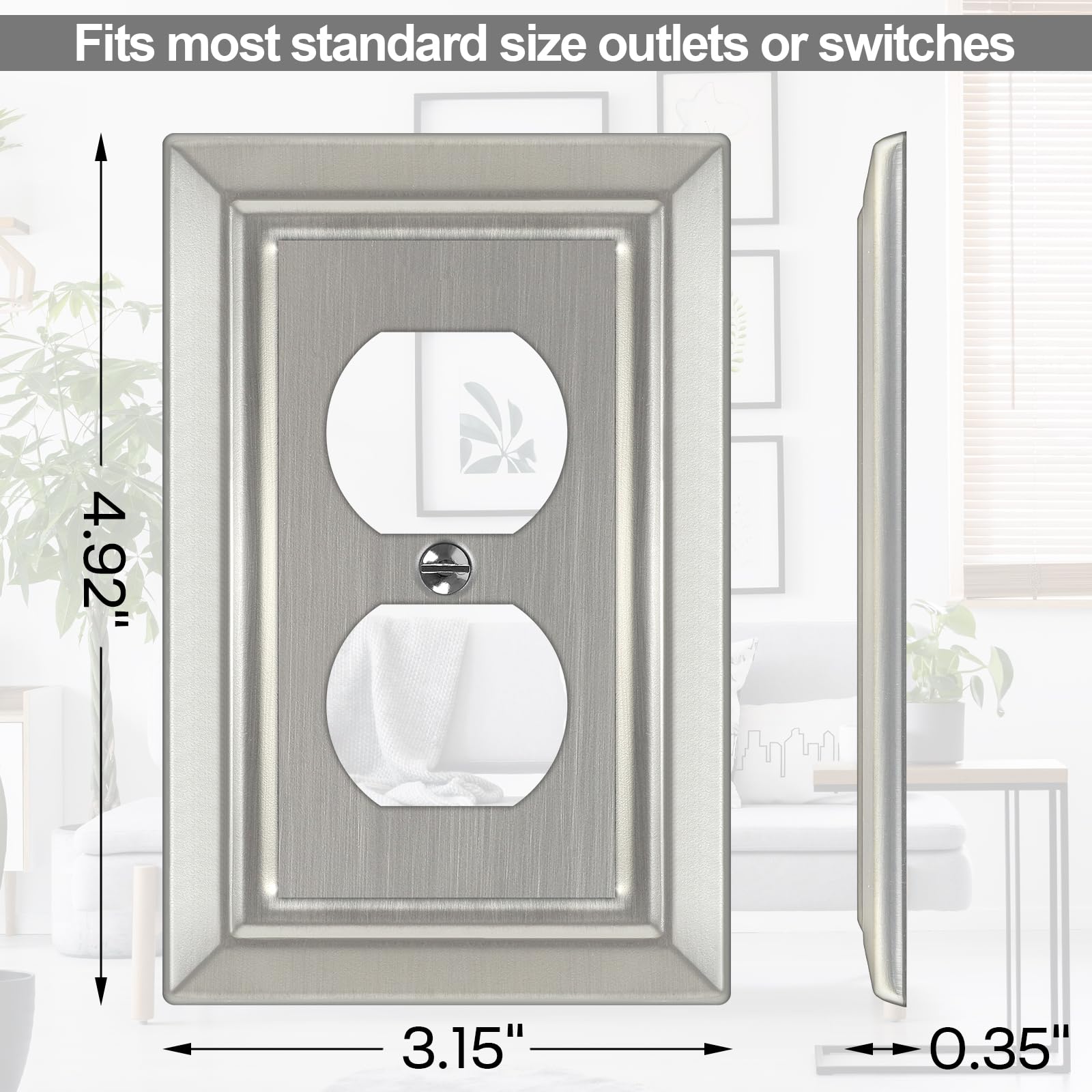 Dyekou outlet cover installation in easy steps for a refreshed look