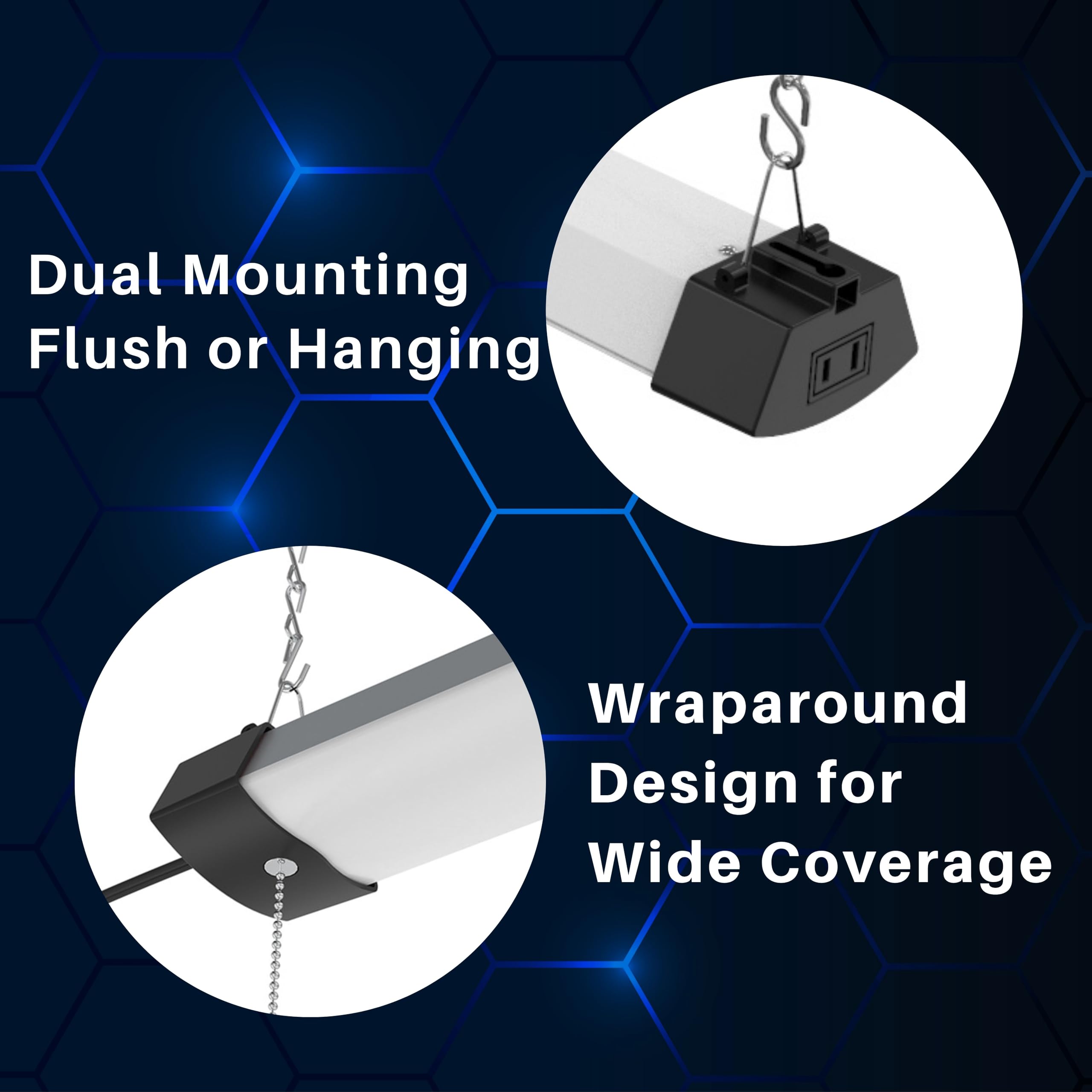 DYMOND easy install ceiling mount for flexible overhead lighting