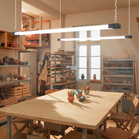DYMOND LED Shop Light offers up to 50,000 hours of operation.