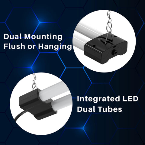 DYMOND daylight 5000K LED Shop Light for clear task lighting.