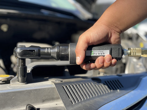 Dynamic Power air hammer with chisels versatile cutting, shaping, demolition.