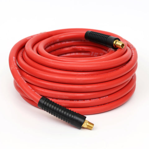 Dynamic Power air hose 3/8 inch diameter in a red coil for high-flow use