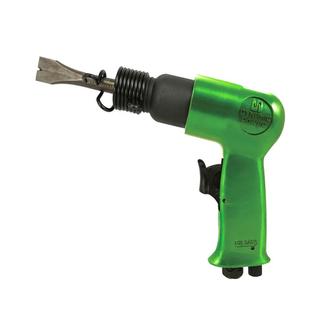 Dynamic Power bolt cutter chisel in use ready for fast metal cutting.