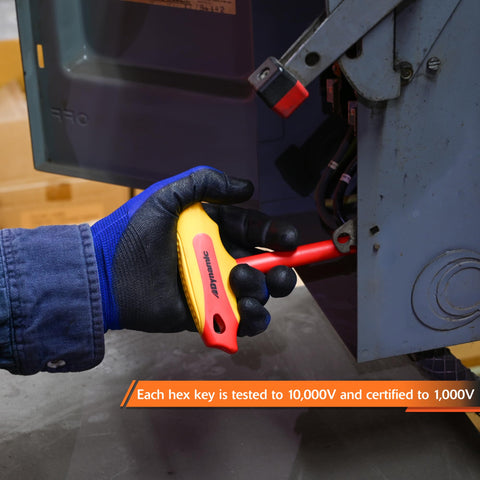 Dynamic Tools lanyard hole in handle supports secure work at height