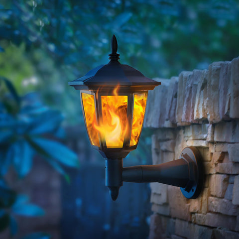 Dynaming 2-pack flame lights offer versatile outdoor decoration.