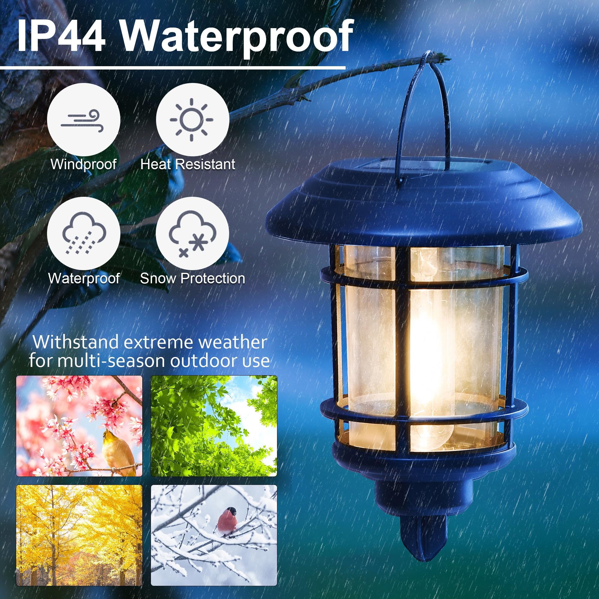Dynaming auto on/off solar lights switch on automatically after dusk
