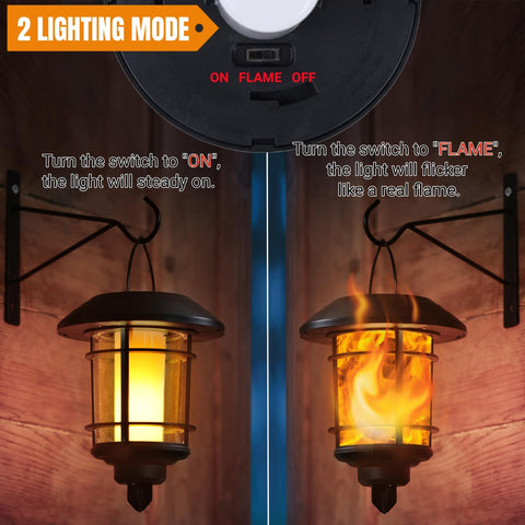 Dynaming easy-install lanterns include mounting kit for wire-free setup.