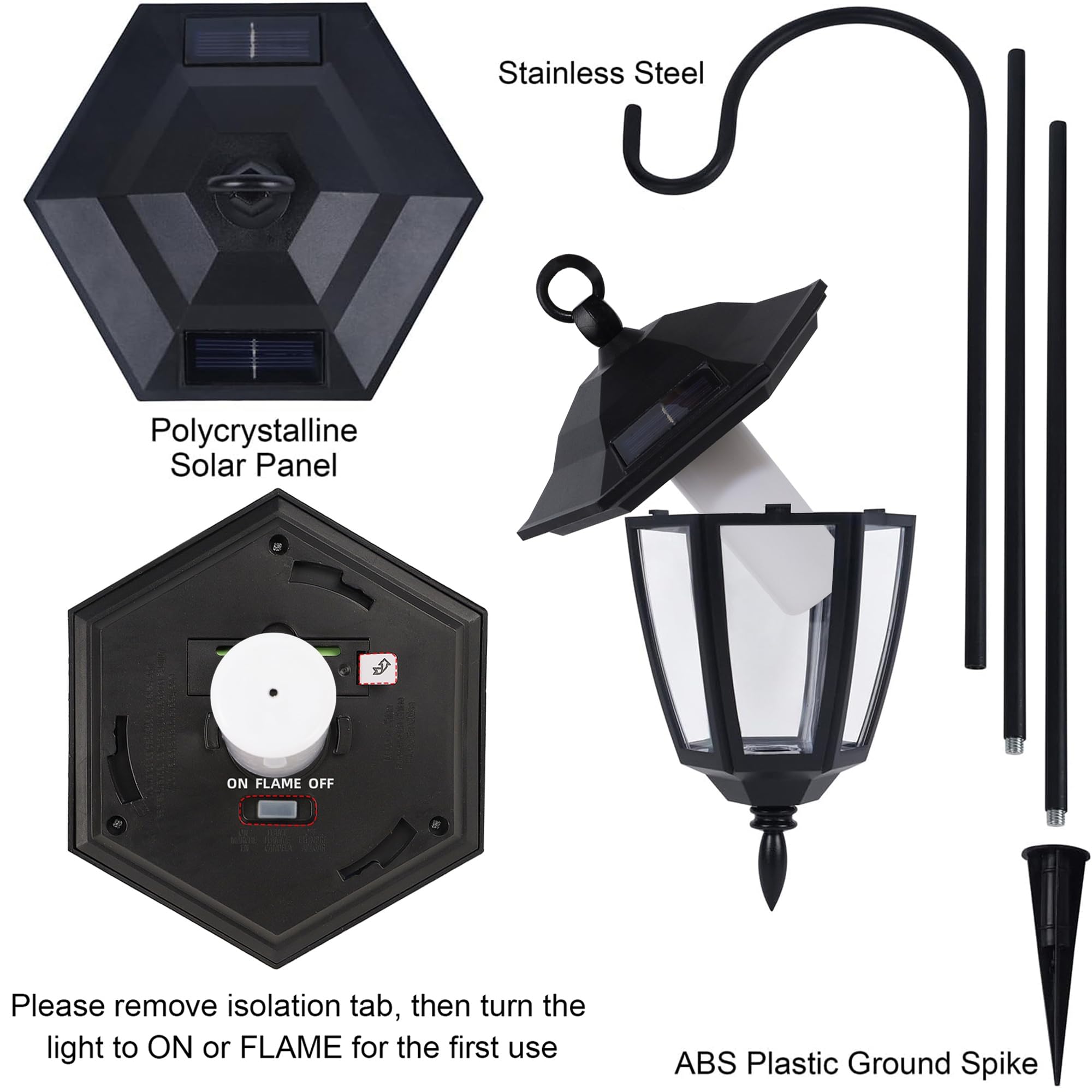 Dynaming IP44 weatherproof lantern resists rain and frost for year round use.