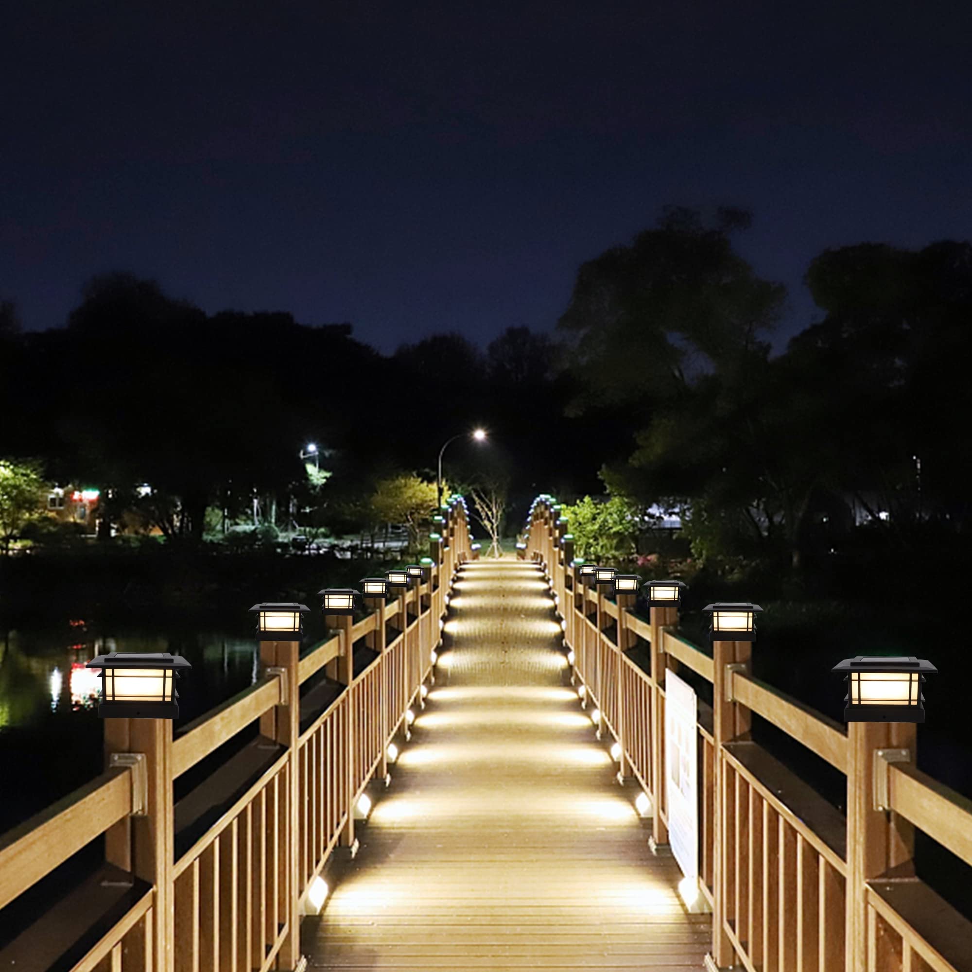 IP44-rated Dynaming lights withstand rain and snow for outdoor use.