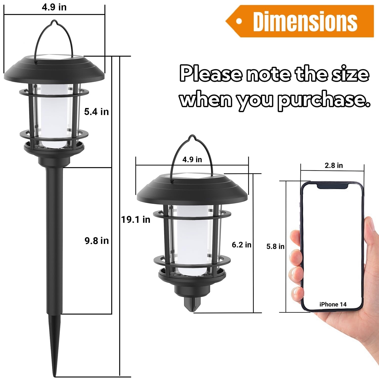 Dynaming solar flame torch stake on a patio guiding guests with soft glow