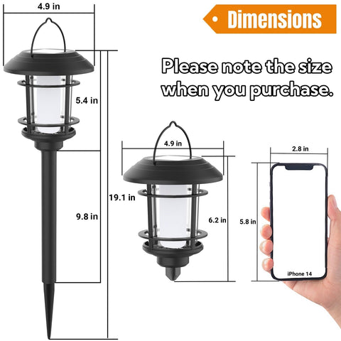 Dynaming solar flame torch stake on a patio guiding guests with soft glow