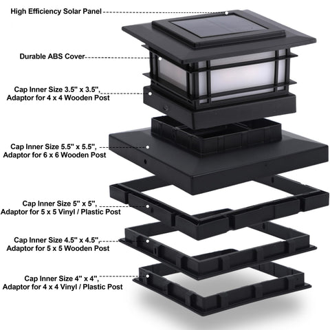 Dynaming solar panel powers the LED glow with no wiring for easy outdoor use.