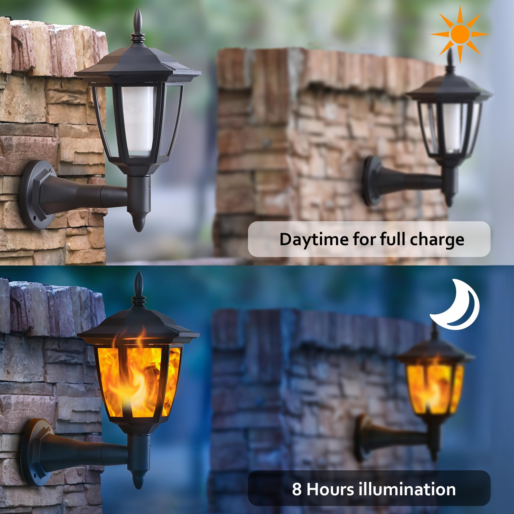 Dynaming solar-powered lantern boosts outdoor ambience without wiring.