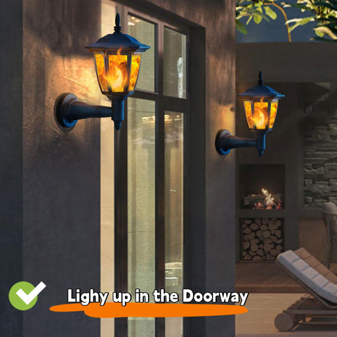 Dynaming waterproof outdoor lantern withstands rain and frost.