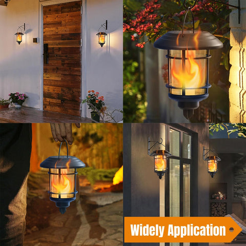 Dynaming light kit enables easy, wire-free mounting on walls or posts.