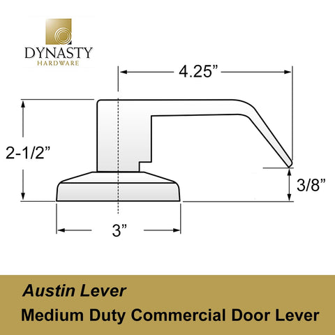 Dynasty Hardware AUS-30-26D installation kit for quick setup.