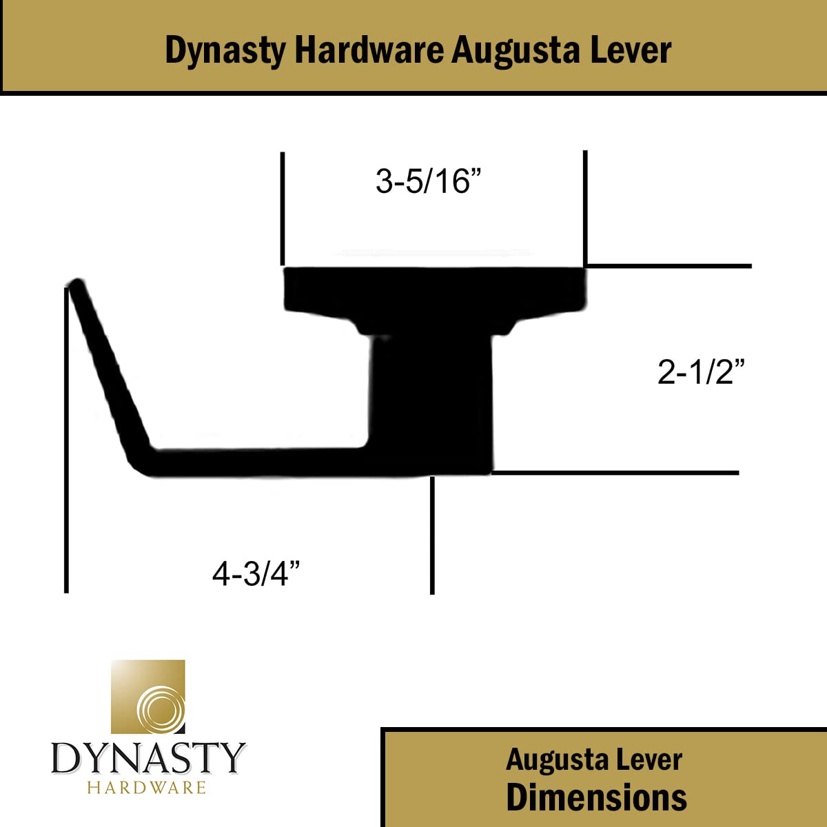 Dynasty Hardware backset latch 2-3-4 supports secure locking.