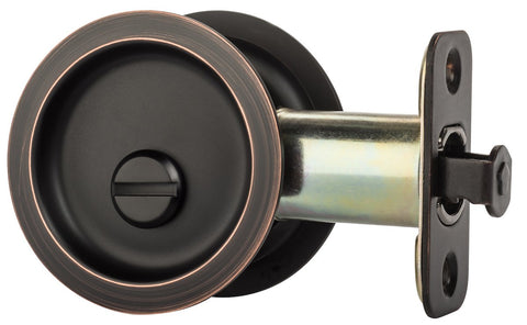 Dynasty Hardware latch installation shown with screwdriver for easy setup