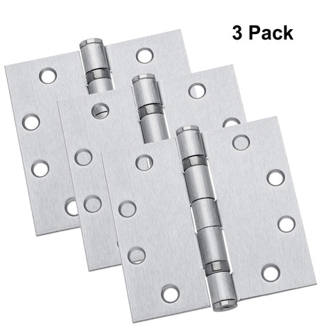 Dynasty Hardware full mortise hinge mounted on a door frame for flush fit.