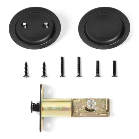 Non-locking passage latch fits standard bore for 2-3/8 inch backset.