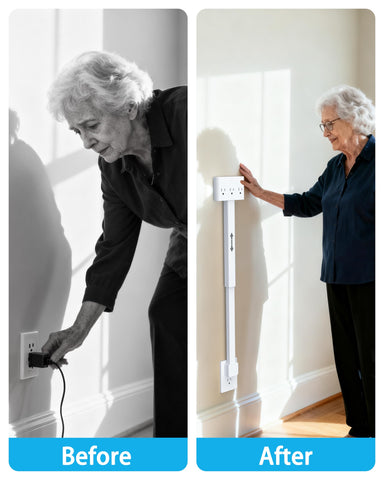 DYZYCLICAL retractable design keeps cords tidy behind a couch or desk.