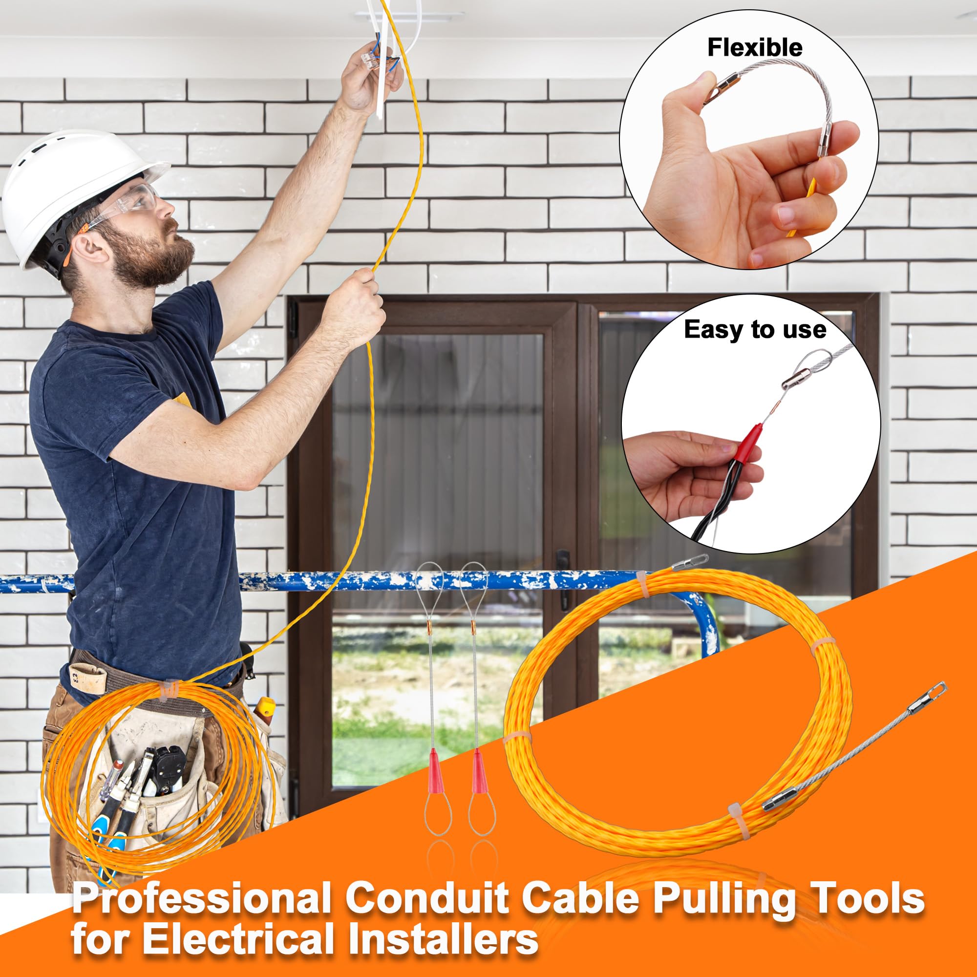 DZDSBB spring-roller spool provides smoother feed to speed up cable pulls.